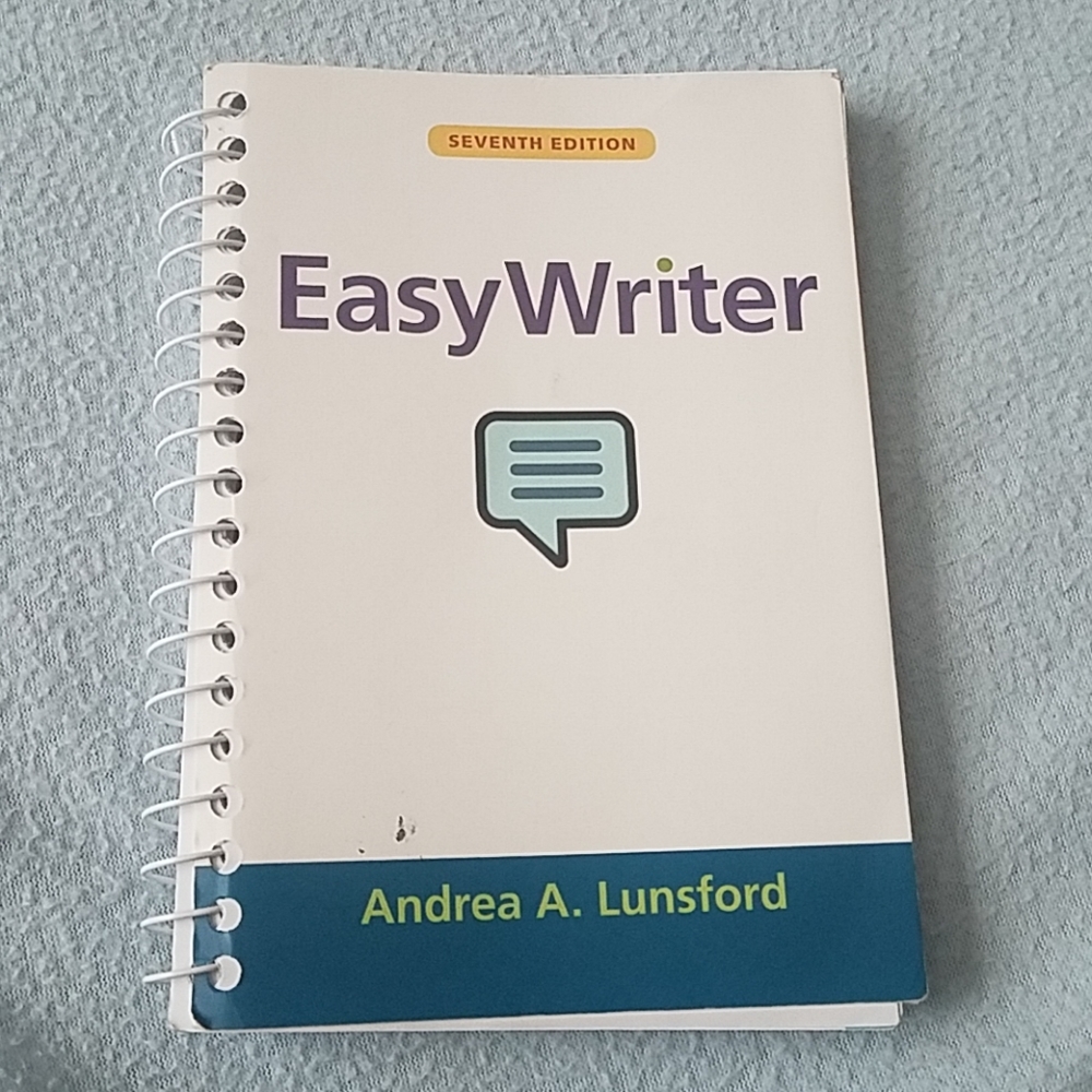 East writer 7th edition by Andrea A. Lunsford